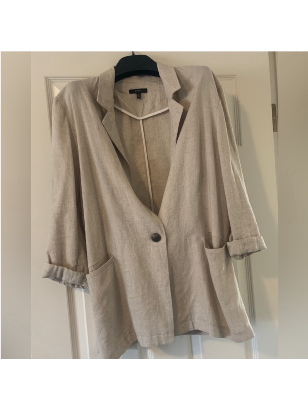 Linen-Blend lightweight Women's Blazer